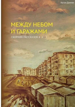 Арсен Даллан Между небом и гаражами обложка книги