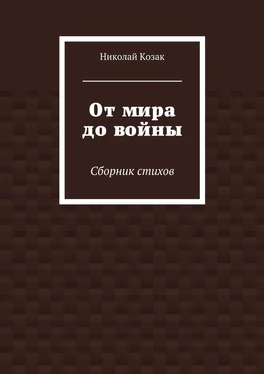 Николай Козак От мира до войны обложка книги
