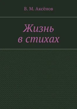 Владимир Аксёнов Жизнь в стихах обложка книги