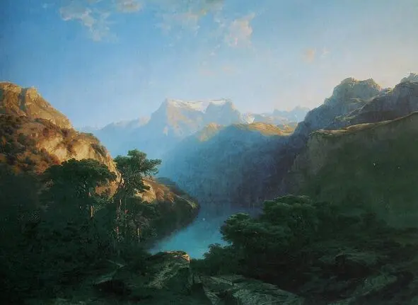 Alexandre Calame Der See Uri 1849 Wetter im Urlaub hat gestanden cool Obwohl - фото 2