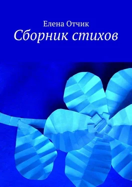 Елена Отчик Сборник стихов обложка книги