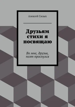 Алексей Сизых Друзьям стихи я посвящаю обложка книги