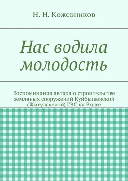 Николай Кожевников Нас водила молодость обложка книги