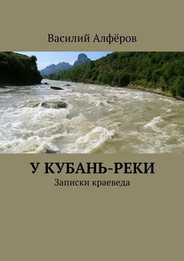 Василий Алфёров У Кубань-реки обложка книги