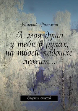 Валерий Рогожин А моя душа у тебя в руках, на твоей ладошке лежит… обложка книги