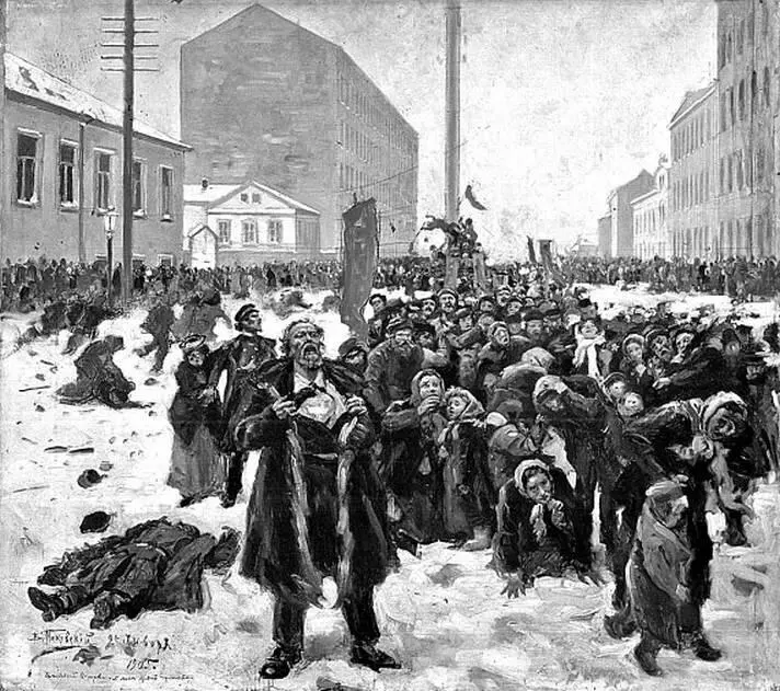 9 января 1905 года Революции 1905го предшествовали три волны стихийной - фото 7