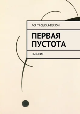 Ася Троцкая-Герзон Первая пустота обложка книги