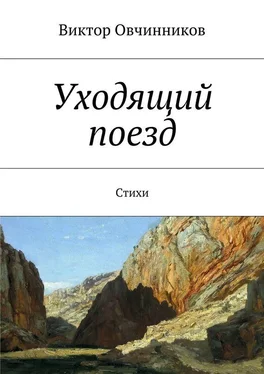 Виктор Овчинников Уходящий поезд обложка книги