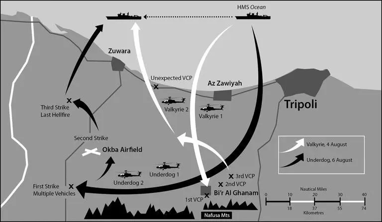 The final two missions southwest of Tripoli Within a couple of miles the - фото 5
