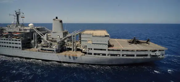 Our fifth Apache ZJ179 arrives on the back of Royal Fleet Auxiliary vessel - фото 24