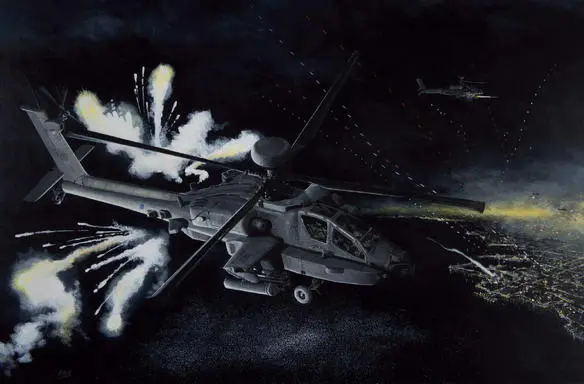The Raid on Brega painted by Derek Blois The image captures Jilted 1 and 2 - фото 32