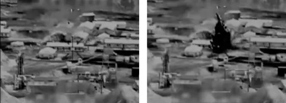 A Hellfire missile about to strike a building DeltaHotel the building is - фото 35