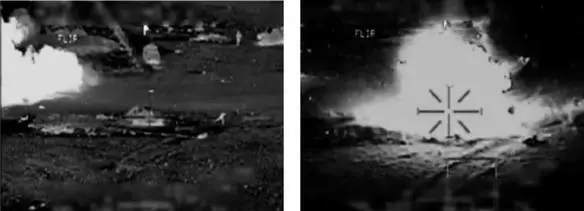 A technical is targeted near Okba Airfield on 6 August ProGad soldiers can be - фото 37