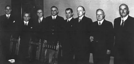 Finnish political leaders tried at the War Guilt Trials in 1945 Left to right - фото 32