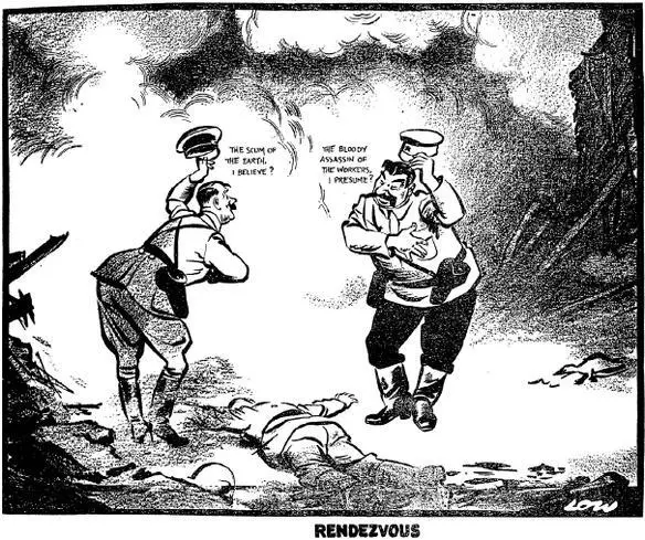 The scum of the earth I believe David Lows iconic cartoon of September - фото 13