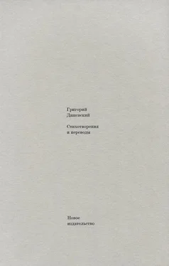 Григорий Дашевский Стихотворения и переводы обложка книги