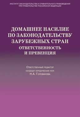 Коллектив авторов Домашнее насилие по законодательству зарубежных стран. Ответственность и превенция обложка книги