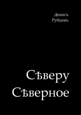 Денис Рубцов Сѣверу Сѣверное обложка книги