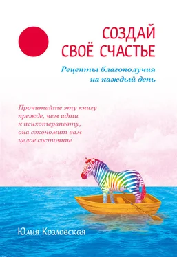 Юлия Козловская Создай свое счастье. Рецепты благополучия на каждый день обложка книги