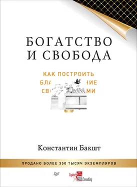 Константин Бакшт Богатство и свобода. Как построить благосостояние своими руками обложка книги