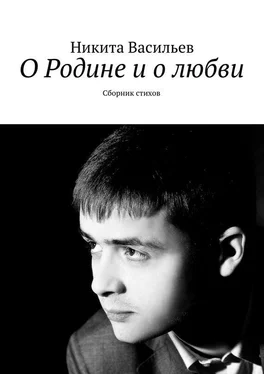 Никита Васильев О Родине и о любви. Сборник стихов обложка книги