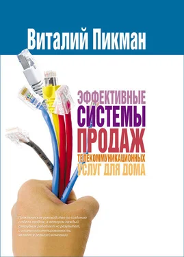 Виталий Пикман Эффективные системы продаж телекоммуникационных услуг для дома обложка книги