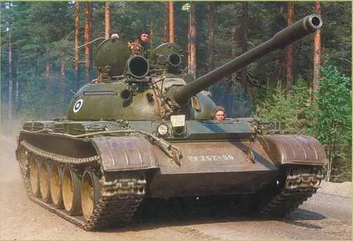 Танк Т55 основной серийный вариант финской армии 1978 год Под - фото 46