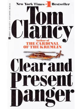 Tom Clancy Clear and Present Danger обложка книги