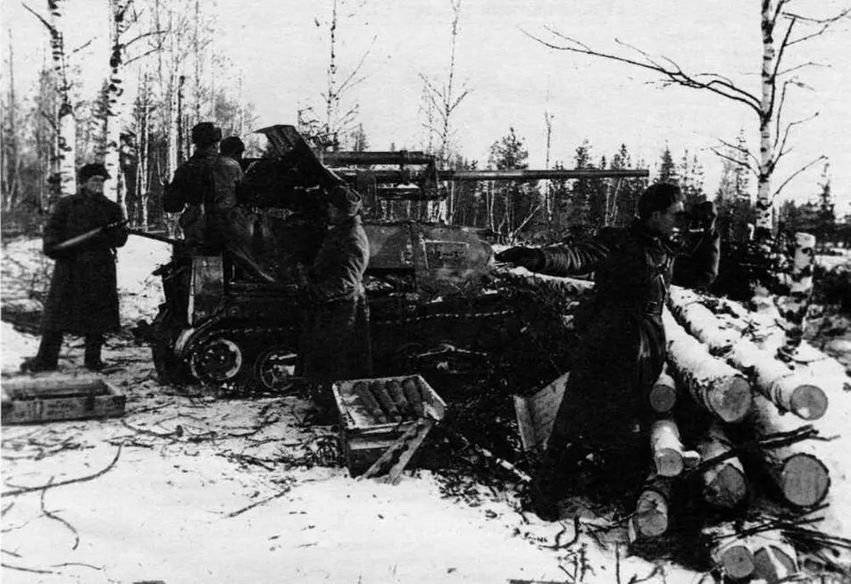 57мм самоходная противотанковая пушка ЗИСЗО на базе тягача Комсомолец - фото 11