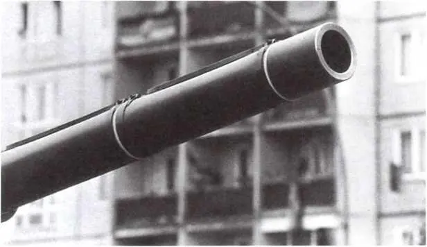 Элементы теплозащитного кожуха на стволе пушки Танк Т72 выпуска после 1975 - фото 68