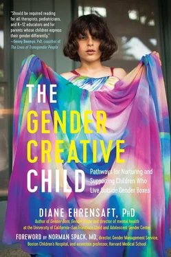 Diane Ehrensaft The Gender Creative Child обложка книги