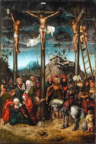 Лукас Кранах Старший 14721553 Распятие 15061520 Дерево масло 67x465 - фото 12