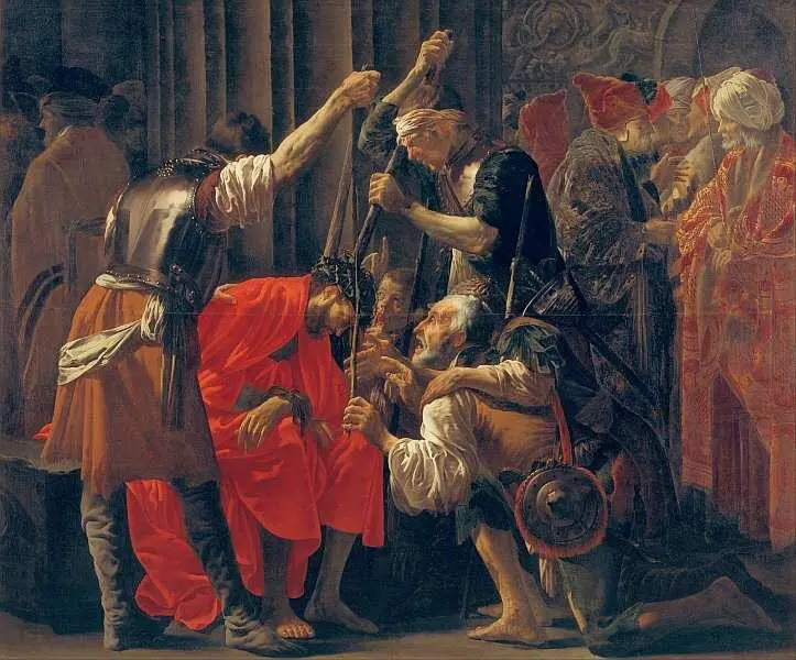 Хендрик Тербрюгген 15881629 Коронование Христа терновым венцом 1620 Холст - фото 20
