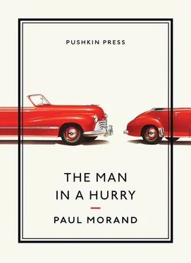 Paul Morand The Man in a Hurry обложка книги