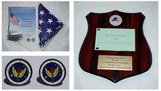 The JDSRF cufflinks that were given to Reg Harris Leaving gifts a flag from - фото 38