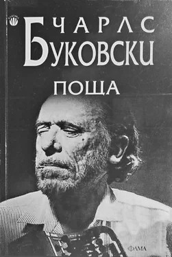 Чарлз Буковски Поща обложка книги