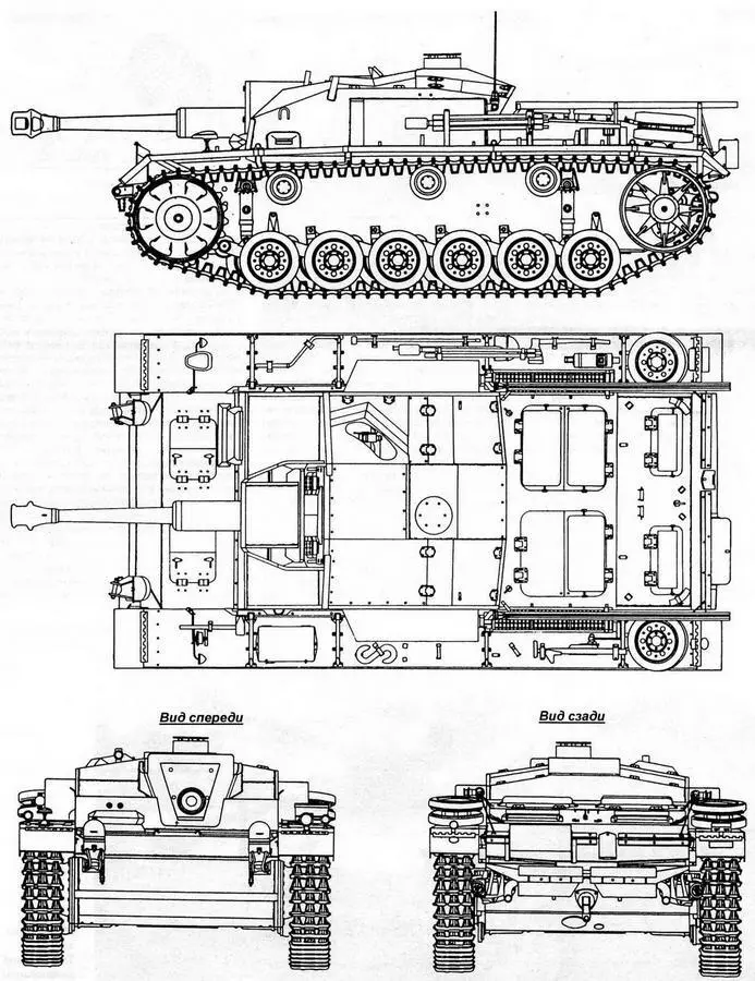 StuG III AusfF Амбразуры и ограждения перископического прицела Штурмовое - фото 23