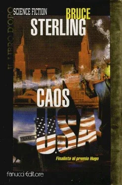 Bruce Sterling Caos U.S.A. обложка книги