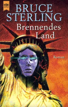 Bruce Sterling Brennendes Land обложка книги