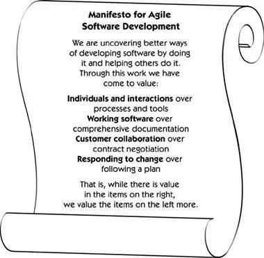 Using the values from the Manifesto to guide us we strive to deliver small - фото 45