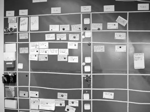 Then one of our team members moved overseas We tried using a spreadsheet - фото 348