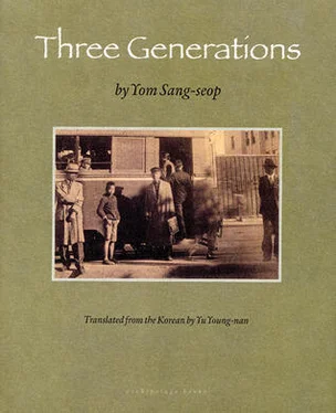 Yom Sang-seop Three Generations обложка книги