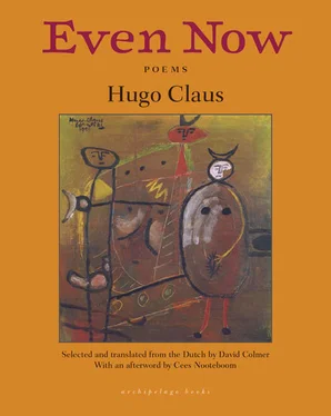 Hugo Claus Even Now обложка книги