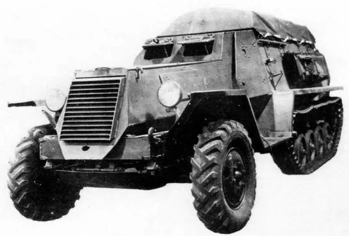 Полугусеничный бронетранспортер Б3 1944 год История создания При анализе - фото 4