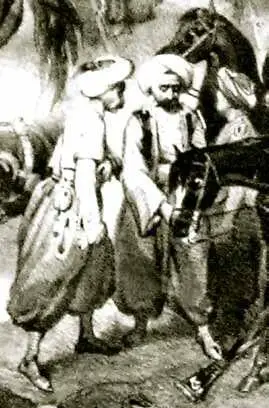 МусаГаджи начал искать кисет с деньгами который был у него за поясом но - фото 68