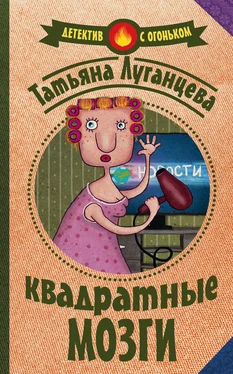 Татьяна Луганцева Квадратные мозги обложка книги