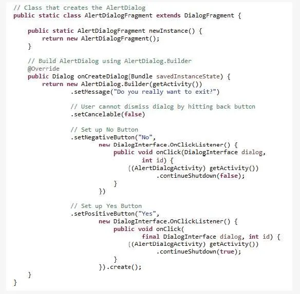 Фактически здесь вы видите вызов setMessage И сразу после этого вызов - фото 98