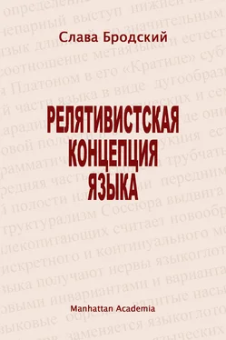 Слава Бродский Релятивистская концепция языка обложка книги