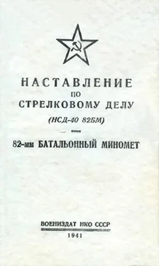 НКО СССР Наставление по стрелковому делу (НСД-40 82БМ) 82-мм батальонный миномет