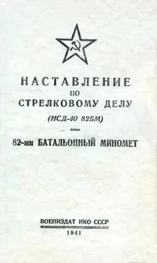 НКО СССР Наставление по стрелковому делу (НСД-40 82БМ) 82-мм батальонный миномет обложка книги